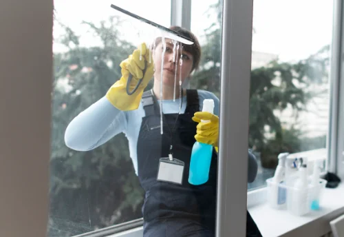 Nettoyage de vitres intérieures et extérieures à Saint-Aubin-le-Monial